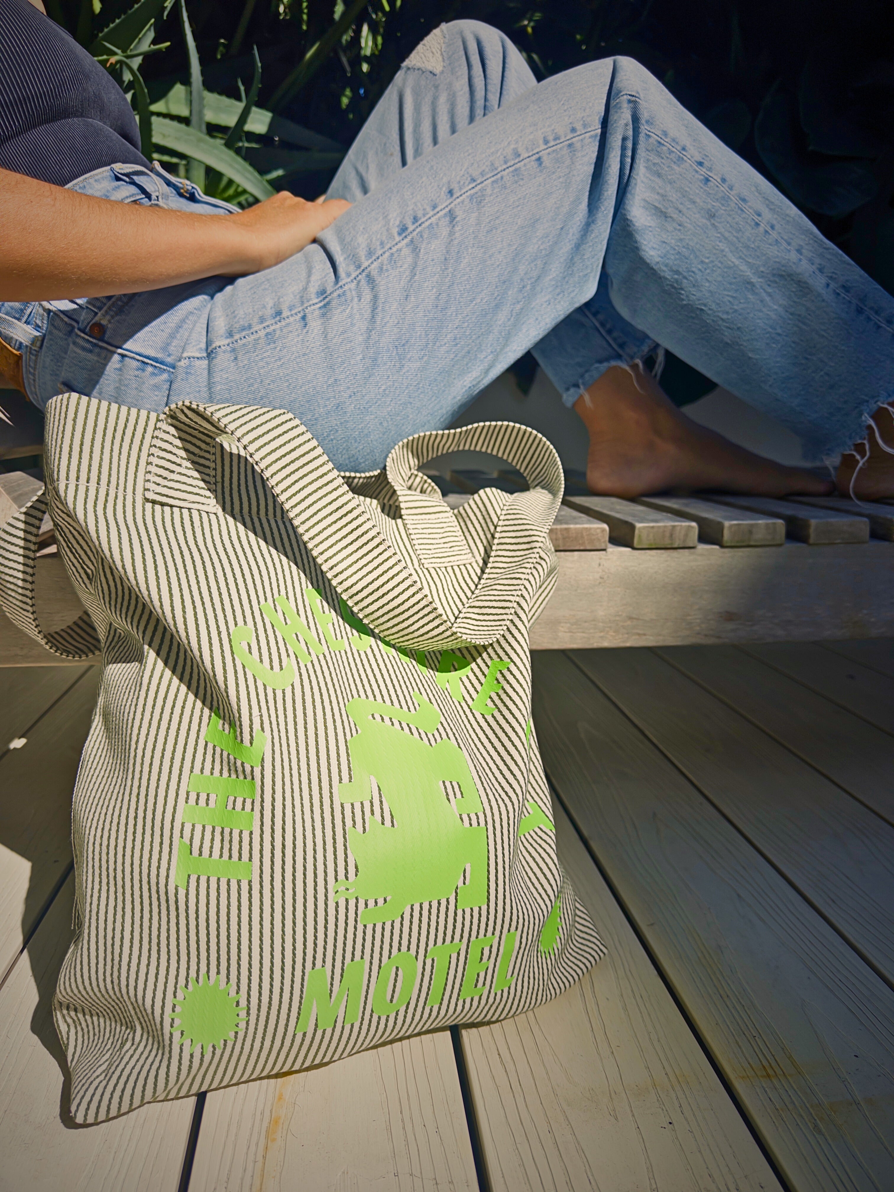 Meow Stripe Tote
