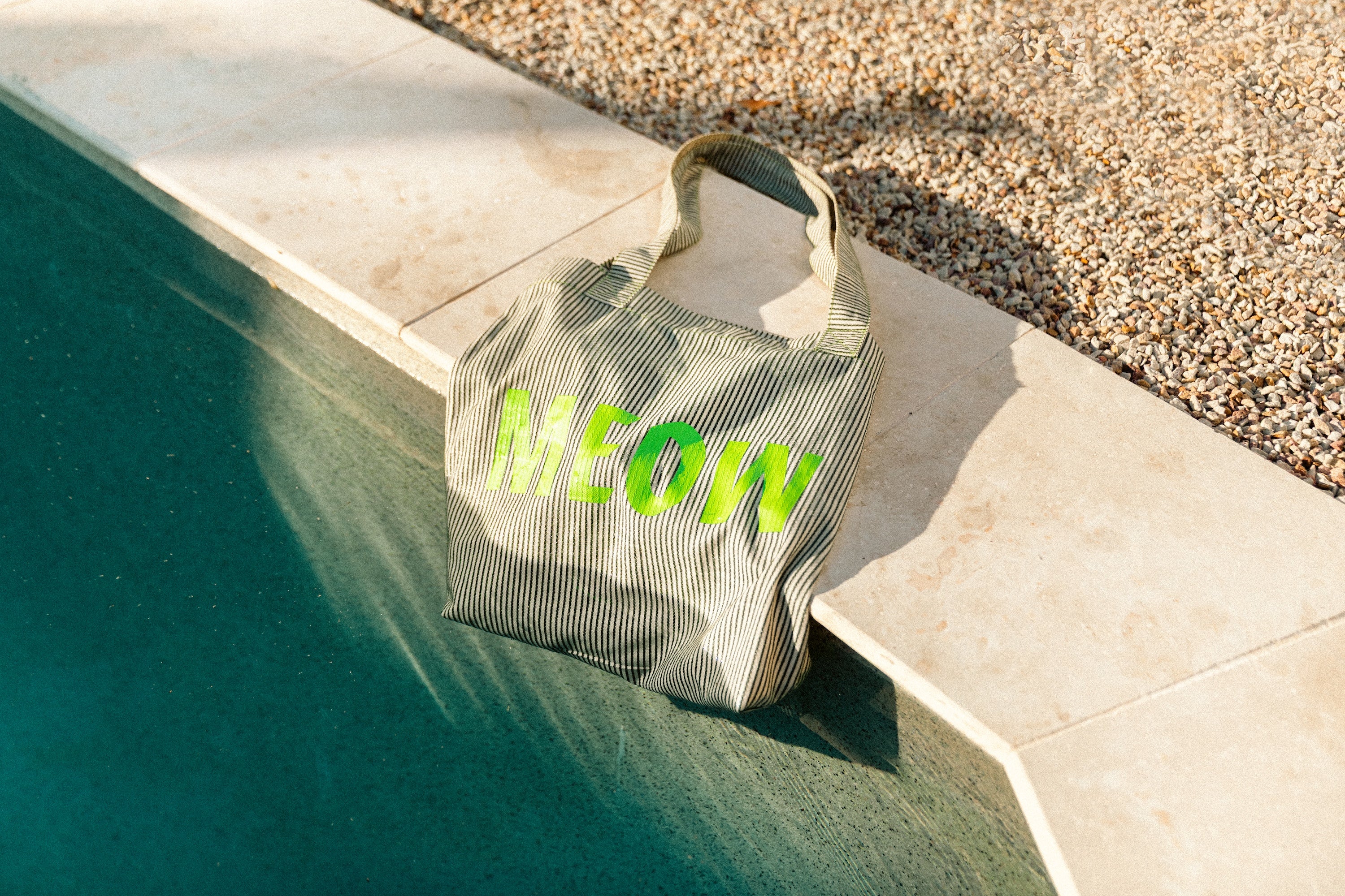 Meow Stripe Tote